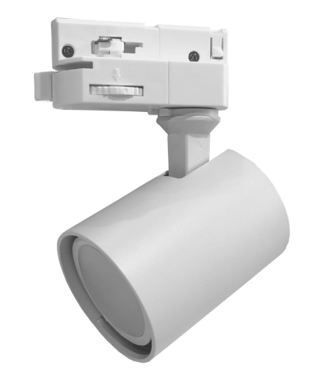 GU10 1-CIRCUIT TRACK HEAD WHITE (Suitable for Universal Track)